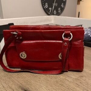 Wilsons Leather Crimson Shoulder Bag